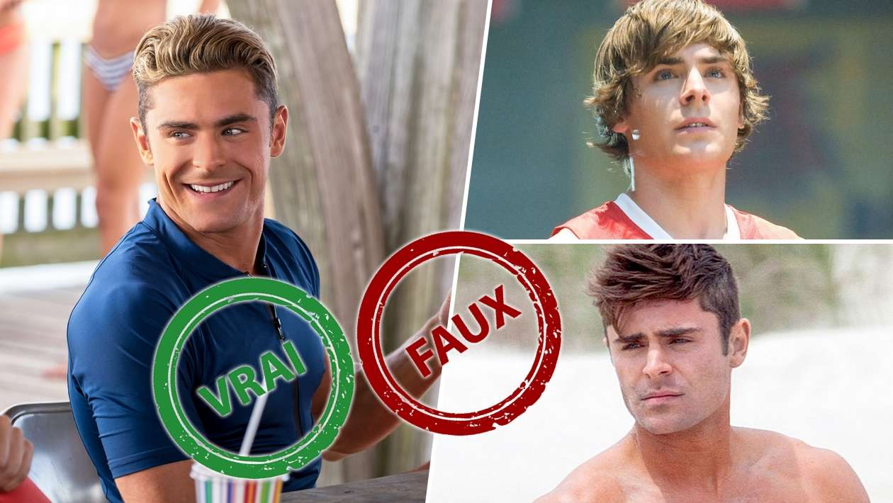 Seul un vrai fan de Zac Efron aura 10/10 à ce quiz vrai ou faux sur l'acteur
