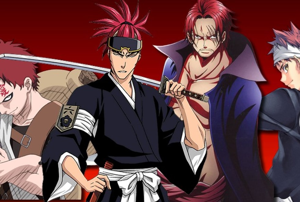 Sondage : vote pour ton personnage d’anime aux cheveux rouges préféré