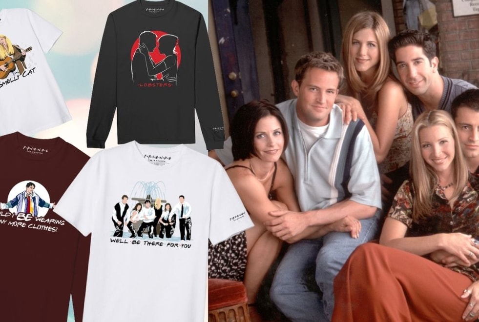 Friends : la série culte s’affiche sur une première collection officielle de vêtements