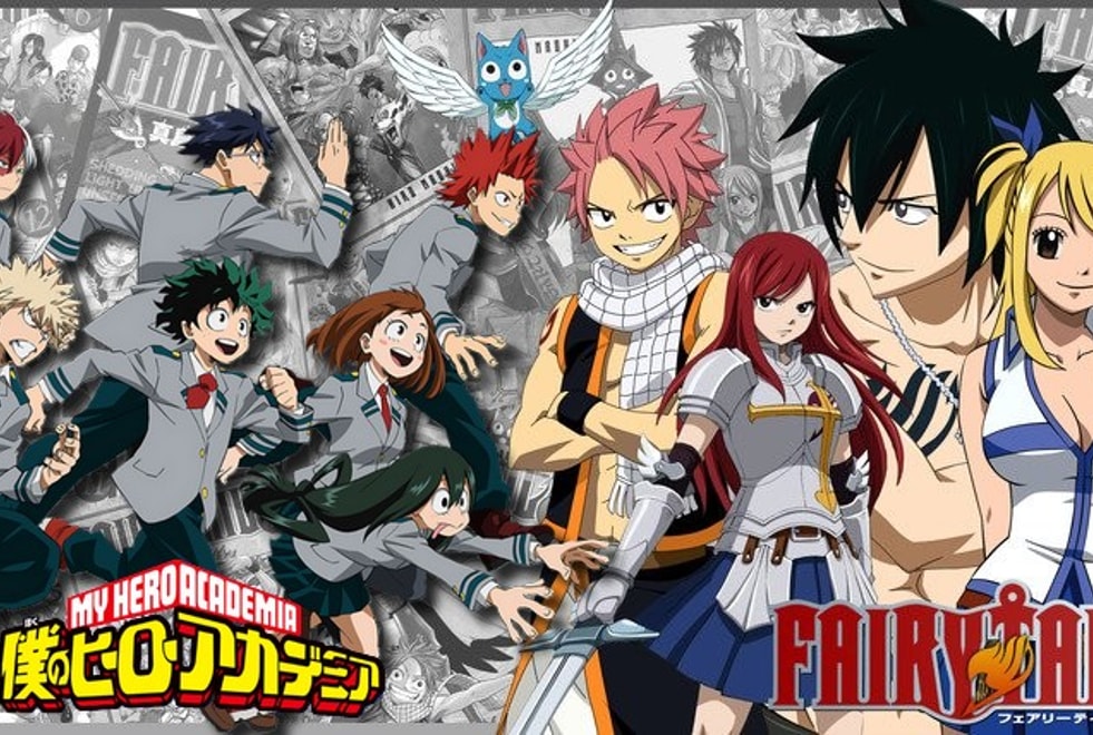 Ce quiz te dira quel combo de personnages de My Hero Academia et Fairy Tail tu es