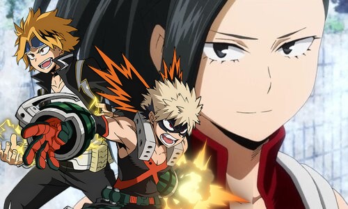 Bakugo, Denki et Momo