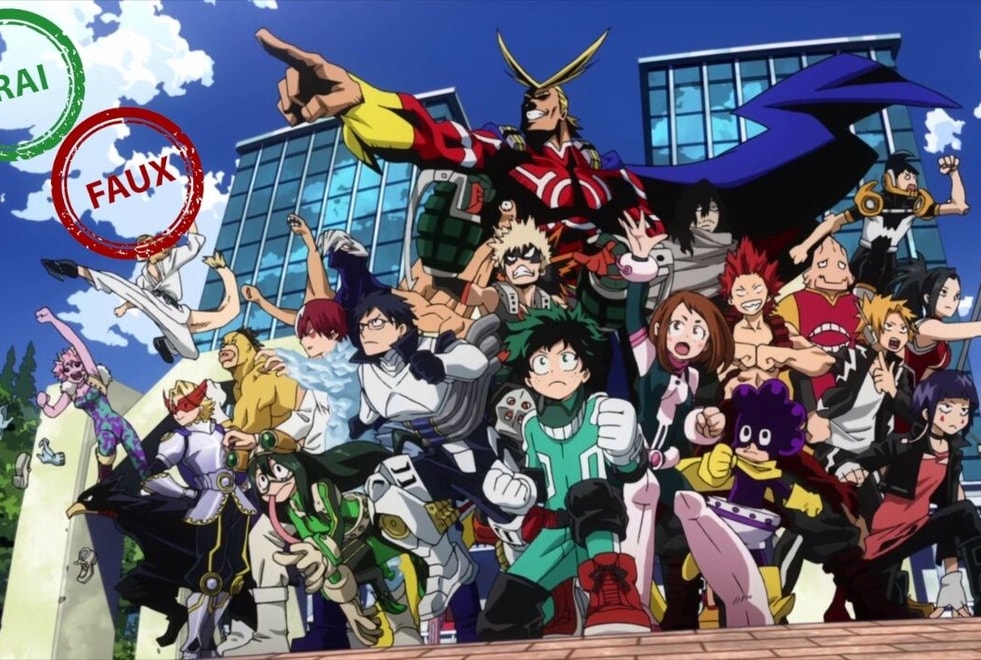Impossible d’avoir 10/10 à ce quiz vrai ou faux sur My Hero Academia