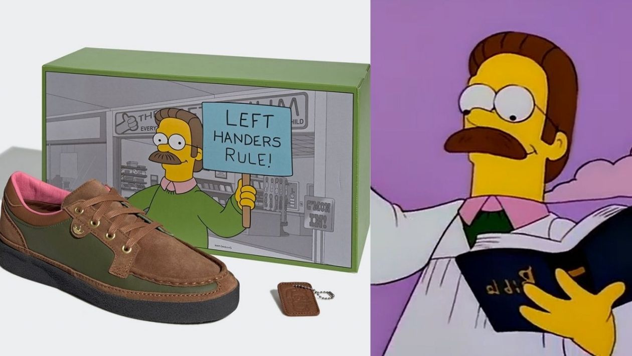 Les Simpson x Adidas : Ned Flanders s'affiche sur une paire de baskets déjà culte