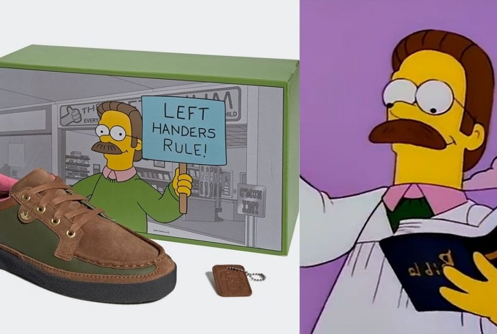 Les Simpson x Adidas : Ned Flanders s’affiche sur une paire de baskets déjà culte