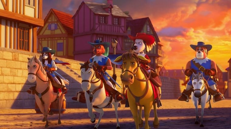 d'Artagnan film d'animation 2021