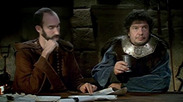 Léodagan et le père Blaise Kaamelott