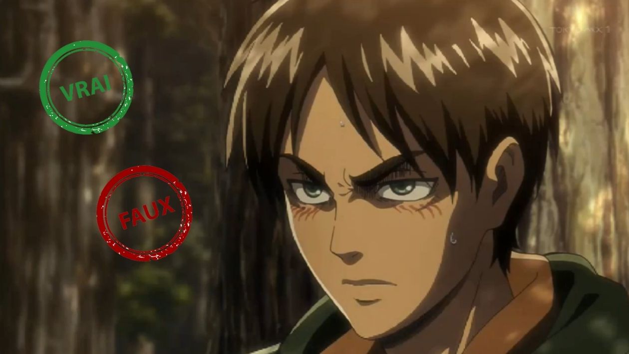 Quiz L&rsquo;Attaque des Titans (SNK) : impossible d’avoir 10/10 à ce vrai ou faux sur Eren