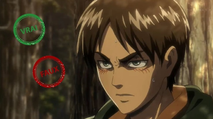 Quiz L'Attaque des Titans (SNK) : impossible d’avoir 10/10 à ce vrai ou faux sur Eren