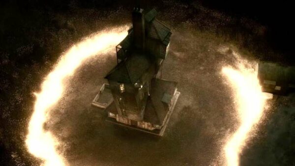 harry potter, terrier en feu