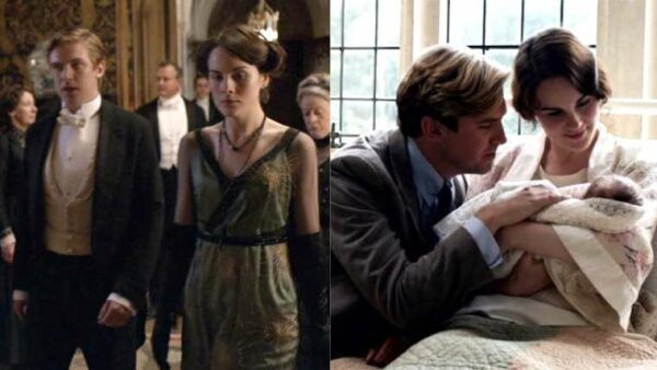 downton abbey, matthew, mary