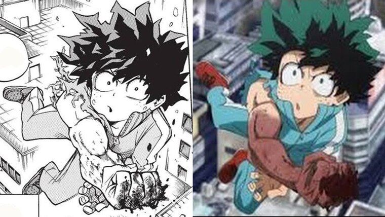 My Hero Academia (MHA) : 3 grosses différences entre le manga et l'anime -  Serieously
