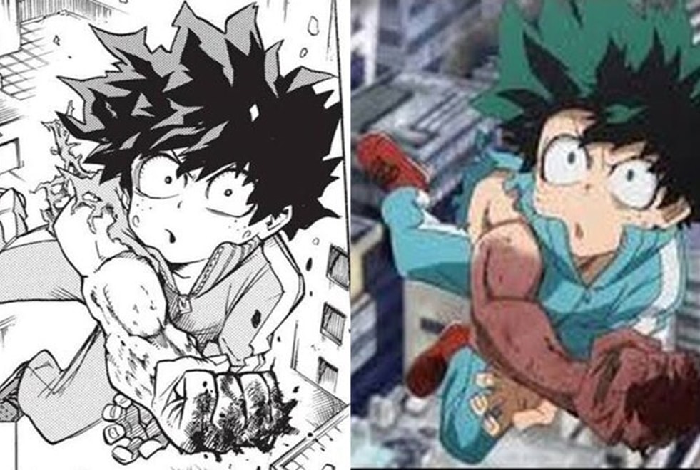 My Hero Academia (MHA) : 3 grosses différences entre le manga et l’anime