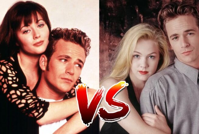 Sondage : le match ultime, tu préfères Dylan avec Brenda ou Kelly dans Beverly Hills 90210 ?