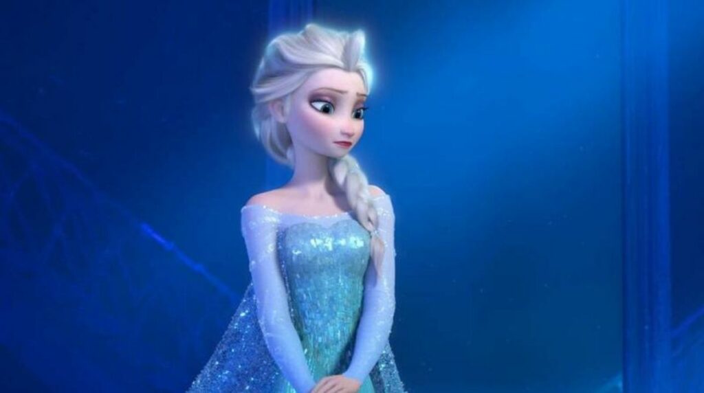 Elsa dans le film disney La reine des neiges