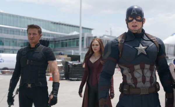 Hawkeye Wanda Captain America Civil War