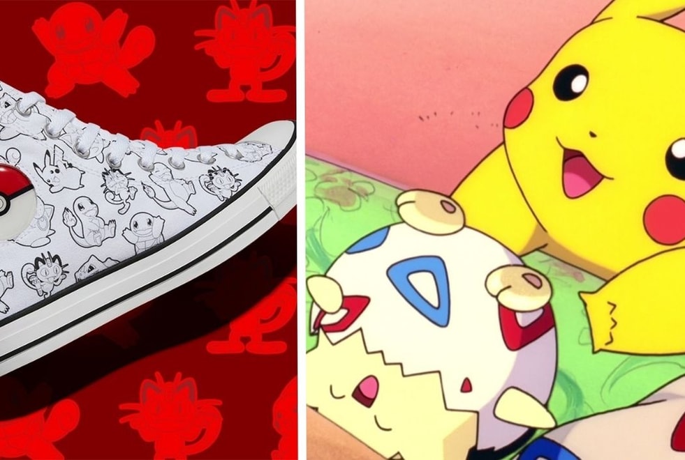 Pokemon : les créatures adorables fêtent leur 25 ans chez Converse avec une collection exclusive