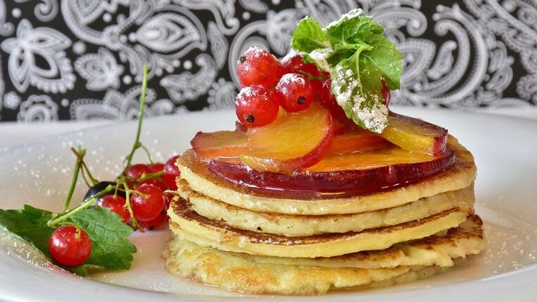 Des pancakes au sirop d'érable