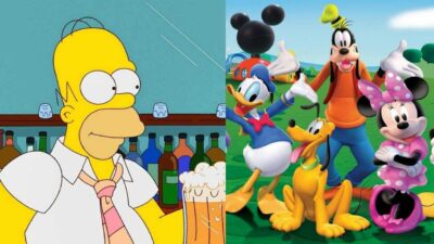 Les Simpson : Homer rencontre Dingo dans la première image du crossover avec Disney