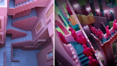 Squid Game : plongez dans l'univers de la série coréenne avec ce Airbnb super coloré