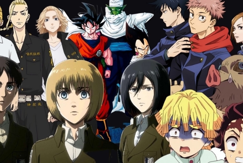 Sondage : vote pour ton trio de persos d’anime préféré