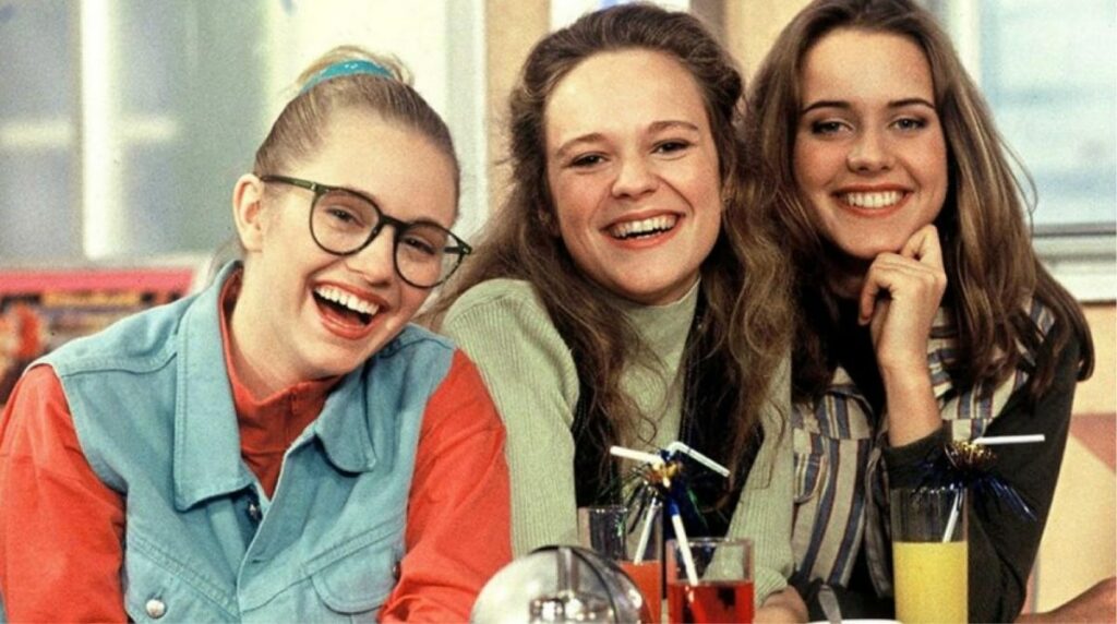 les trois heroines annette justine et virginie de la série premiers baisers