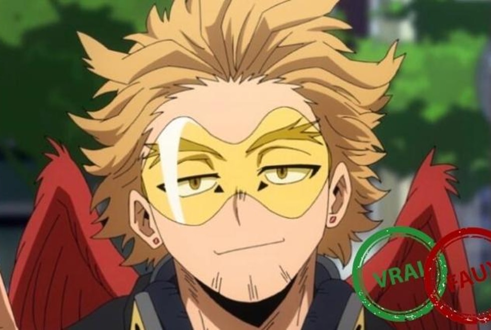 Quiz : seul un vrai fan de My Hero Academia aura 10/10 à ce vrai ou faux sur Hawks
