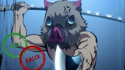 Quiz : seul un vrai fan de Demon Slayer aura 10/10 à ce vrai ou faux sur Inosuke