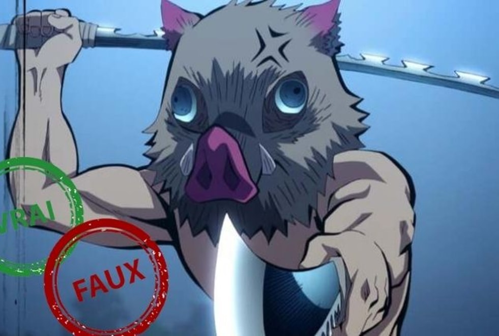 Quiz : seul un vrai fan de Demon Slayer aura 10/10 à ce vrai ou faux sur Inosuke