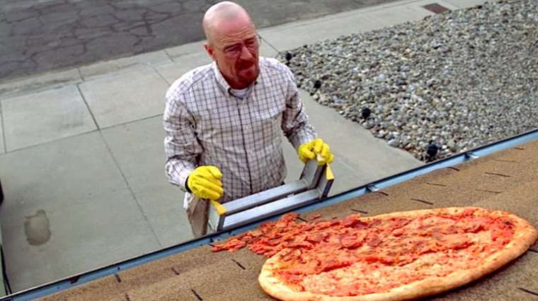 Qu'on te lance une pizza sur ton toit tous les jours