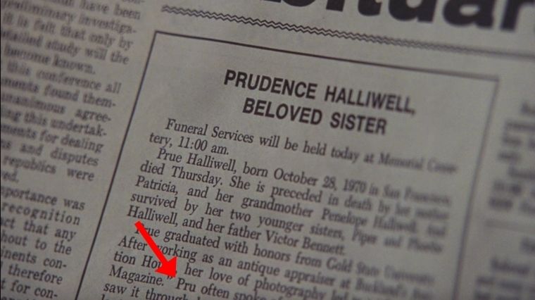 Charmed Prue saison 4 erreur