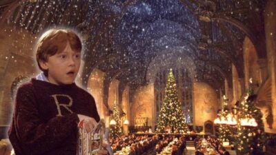 Sondage : tu préfères fêter Noël à Poudlard ou au Terrier dans Harry Potter ?