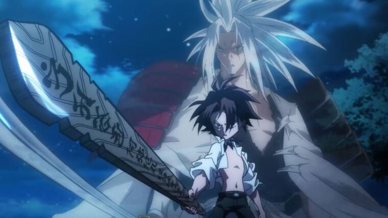 Yoh et Amidamaru dans l anime Shaman King