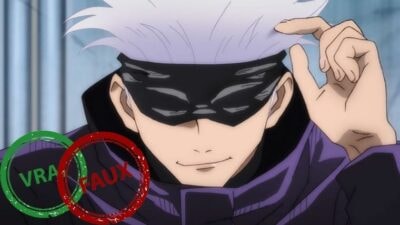 Jujutsu Kaisen : seul un vrai fan aura 10/10 à ce quiz vrai ou faux sur Gojo