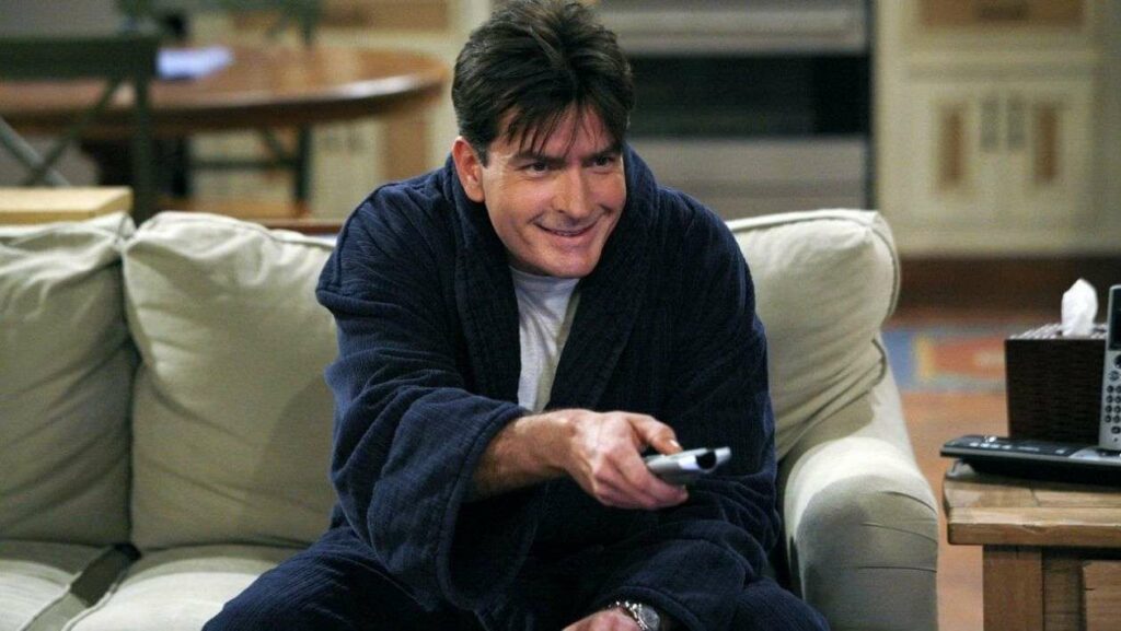 charlie sheen dans la série mon oncle charlie