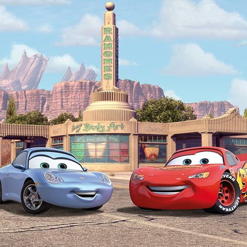 Flash McQueen et Sally (Cars)