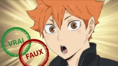 Haikyu!! : impossible d'avoir 10/10 à ce quiz Vrai ou Faux sur Hinata