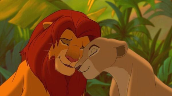 Simba et Nala le roi lion