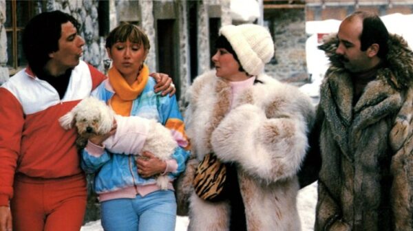 tanned people go skiing