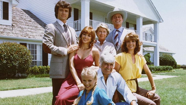 Les acteurs de la série culte Dallas.