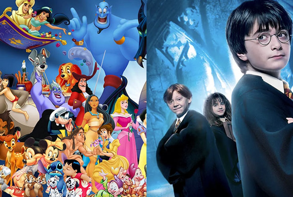 Sondage : tu préfères regarder des Disney ou les films Harry Potter ?