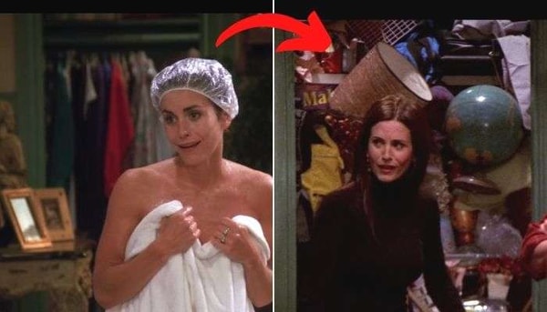 friends, placard, incohérence, monica