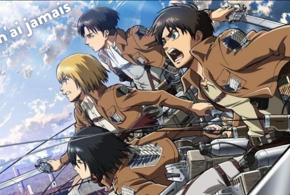 Quiz l’Attaque des Titans : si tu réponds ‘oui’ à la moitié de ce ‘je n’ai jamais’ spécial SNK, alors tu es un vrai fan