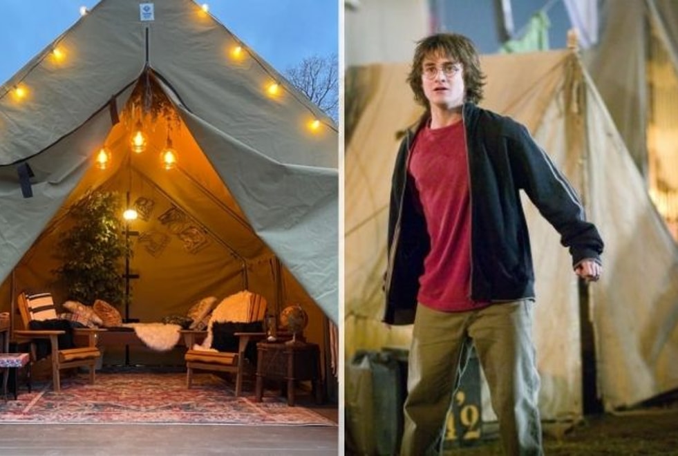 Harry Potter : cet incroyable Airbnb recrée la tente de la coupe du monde de Quidditch
