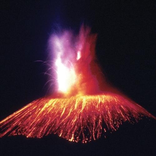 Un volcan