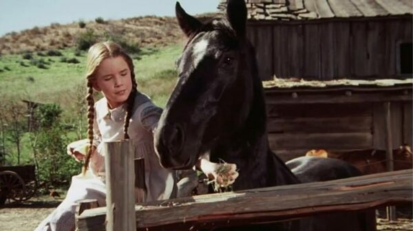 laura, cheval bunny, la petite maison dans la prairie