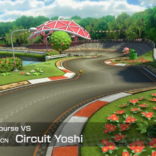 Le circuit Yoshi de la coupe Œuf