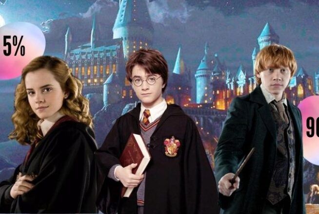 Harry Potter : ce quiz te dira à combien de % tu ressembles à Harry, Ron et Hermione