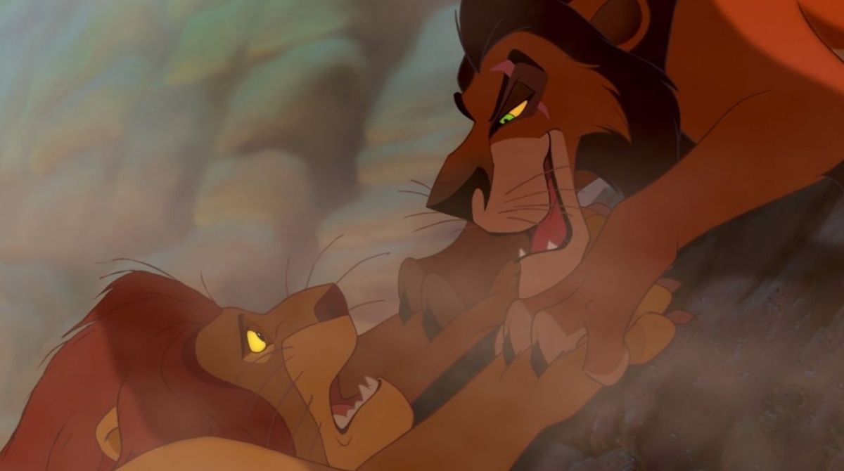 La mort de Mufasa dans Le Roi Lion