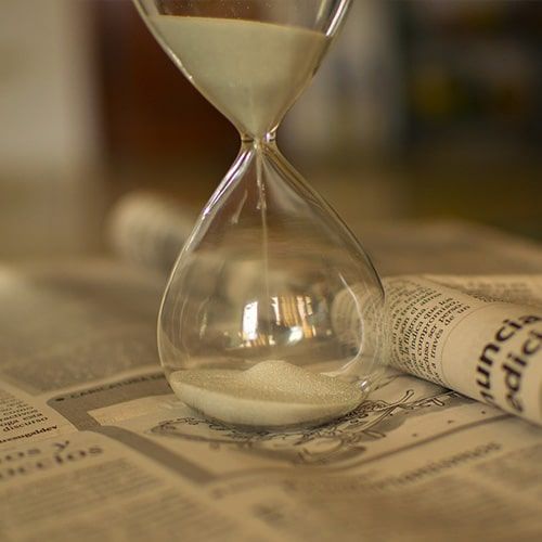 An hourglass