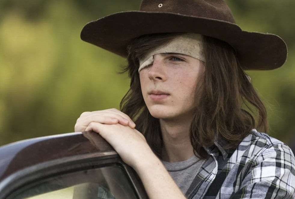 The Walking Dead : Chandler Riggs était-il sur le tournage du dernier épisode ? Une photo sème le doute